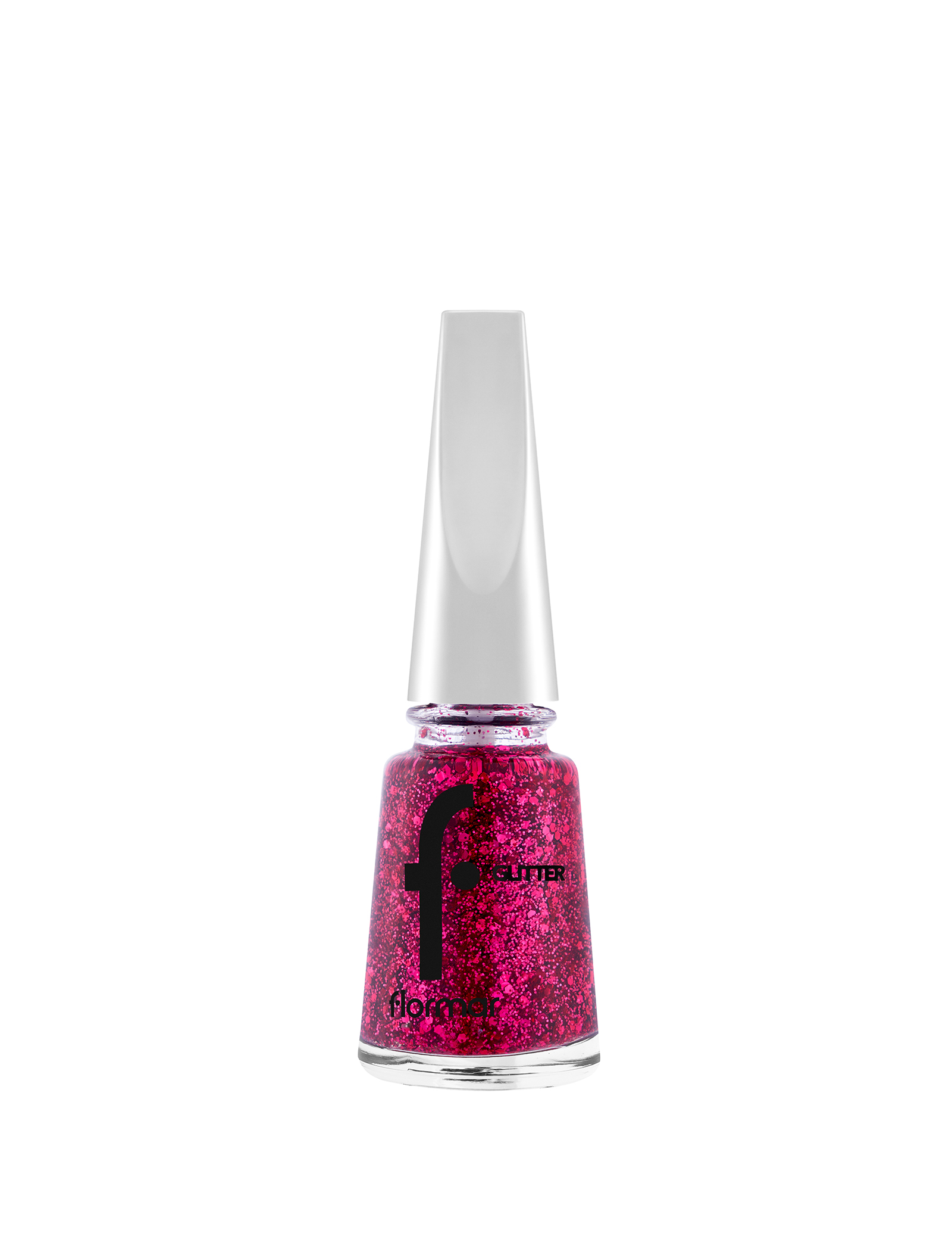 Flormar Nail Enamel Glitter - GL03 Ruby Light