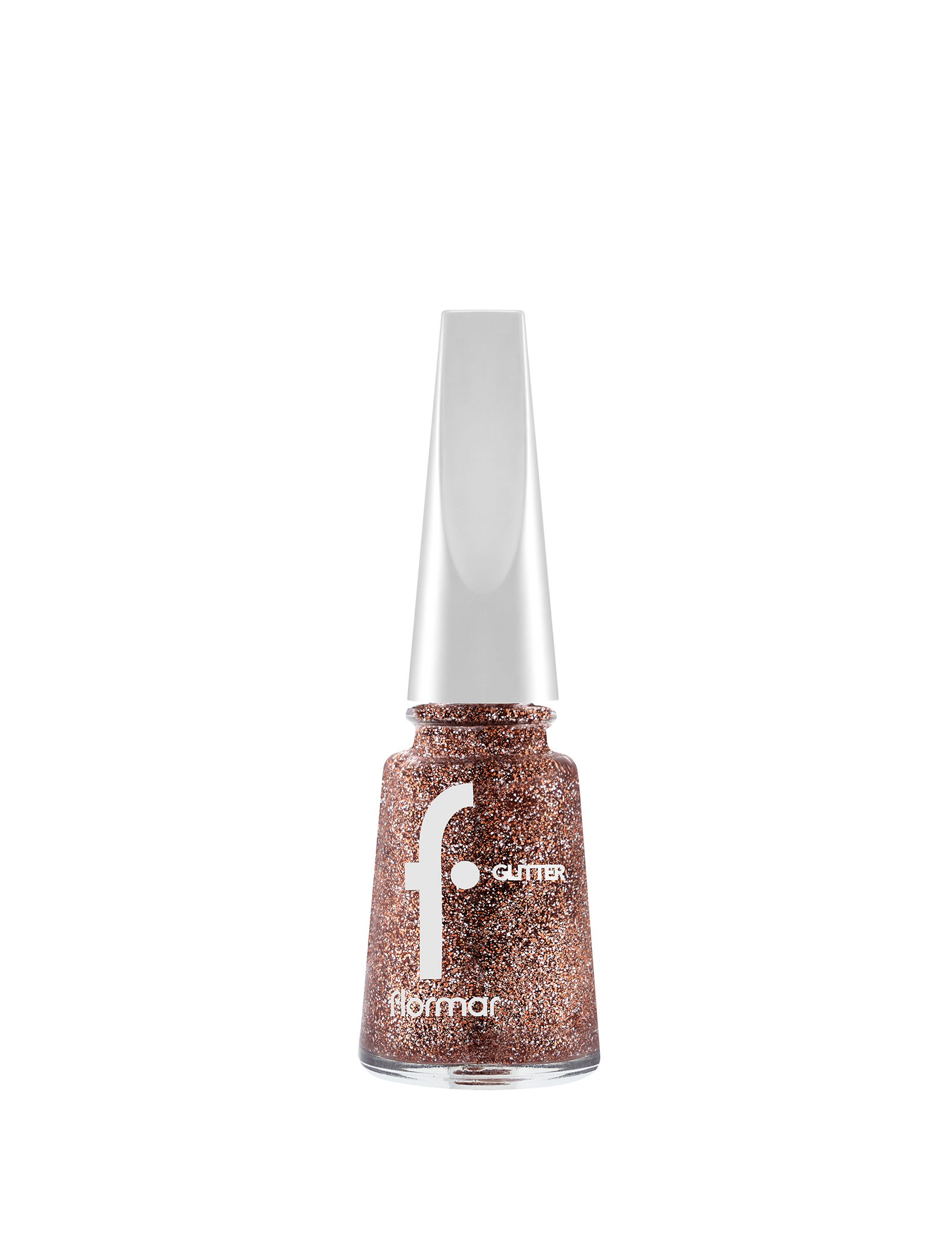 Flormar Nail Enamel Glitter - GL43 Rose Gold