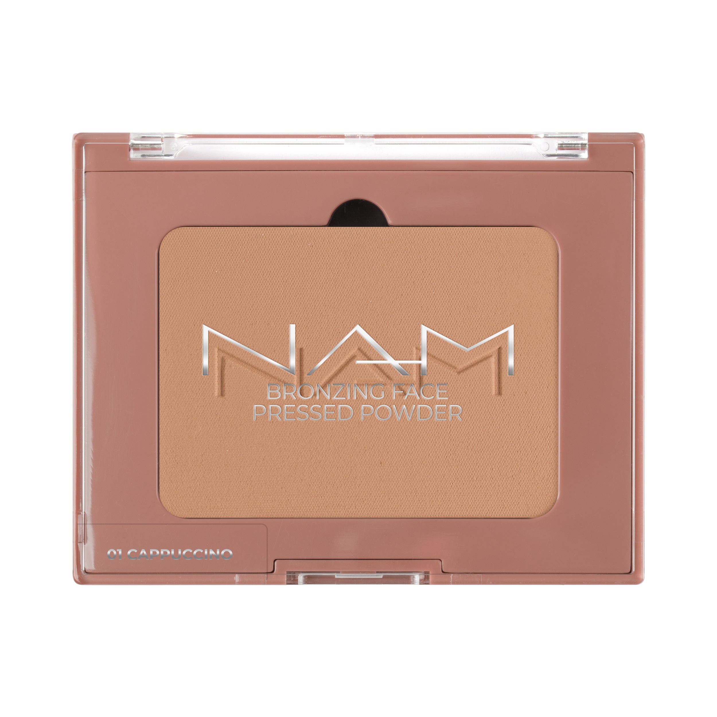 NAM Bronzing Pressed Powder In Plastic Case - 1 Cappuccino