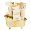 IDC Institute Scented Gold Mini Bathtub Set