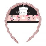 Glamour Kids Dirty Pink Crinkled Headband