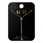 AURI Tie Necklace With 3 Balls