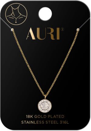 AURI Necklace With Zircon Circle