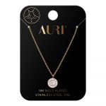 AURI Necklace With Zircon Circle