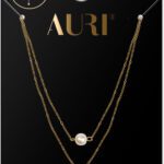 AURI Double Necklace With Pearl