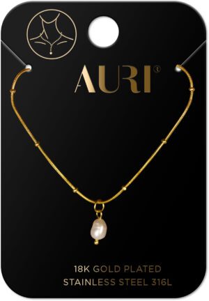 AURI Necklace With Large Pearl