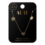 AURI Necklace Tree Of Happiness Flower Elephant