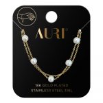 AURI Double Bracelet With Pearls