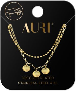 AURI Dual Bracelet Clips Balls And 3 Medallions