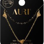 AURI Double Bracelet With Beads And Hearts