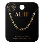 AURI Bracelet Cable Chain And Heart