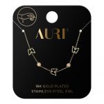 AURI Bracelet With Butterflies And Zircons In A Setting