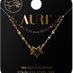 AURI Bracelet With Black Beads And A Star