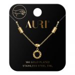 AURI Bracelet With Cubes And Roman Clock Pendant