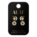 AURI Happiness Tree Hanging Earrings With Zircons