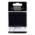 Glamour Elastics Black 24pcs
