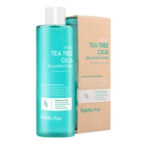 FarmStay Vegan Tea Tree Cica Relaxing Toner 400 ml