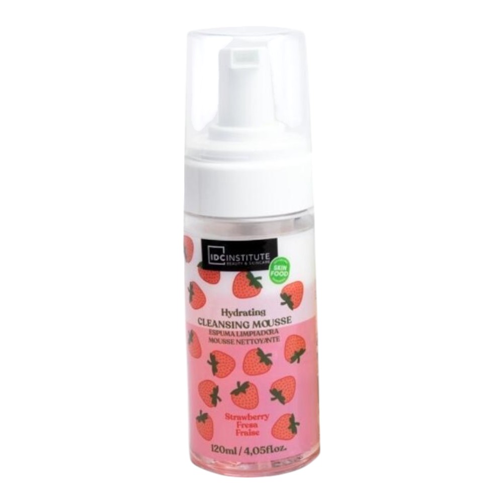 IDC Institute Skin Food Face Cleanser Mousse 120ml - STRAWBERY