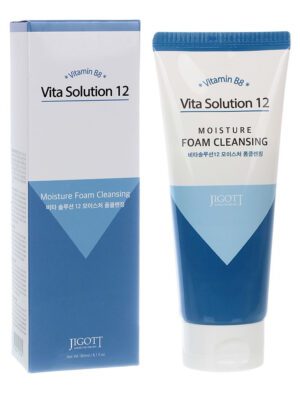 Jigott Vita Solution 12 Moisture Foam Cleansing 180 ml