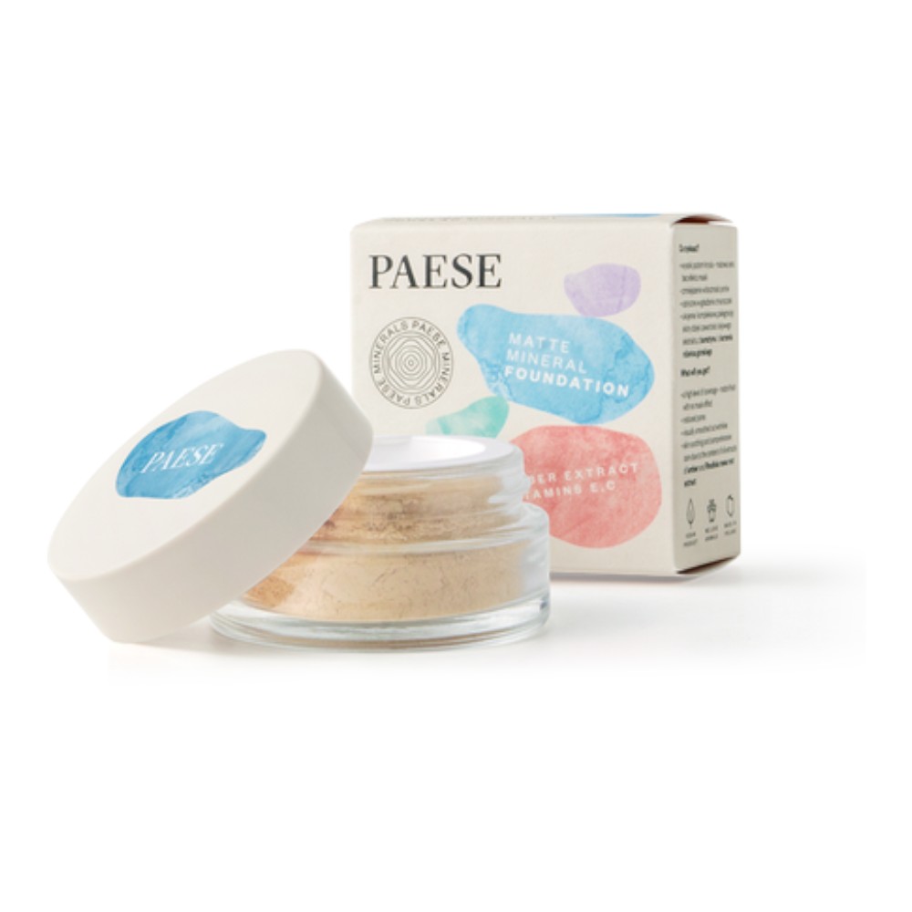 Paese Minerals Matte Mineral Foundation 7g - 100N LIGHT BEIGE
