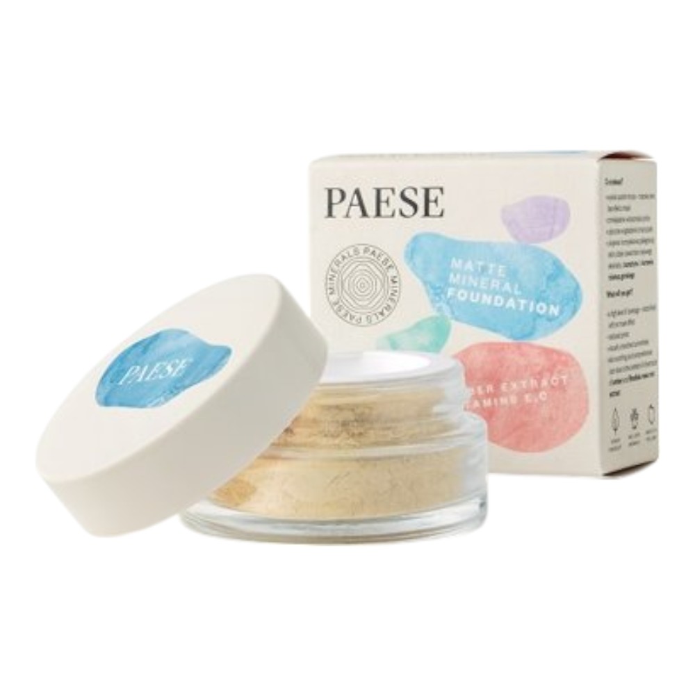 Paese Minerals Matte Mineral Foundation 7g - 102W NATURAL