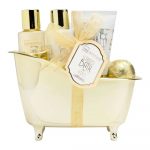 IDC INSTITUTE BAIE PARFUMATĂ LUX GOLD CU VANĂ 4 PCS