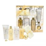IDC INSTITUTE SCENTED BATH GOLD 6PCS GIFT SET 6PCS